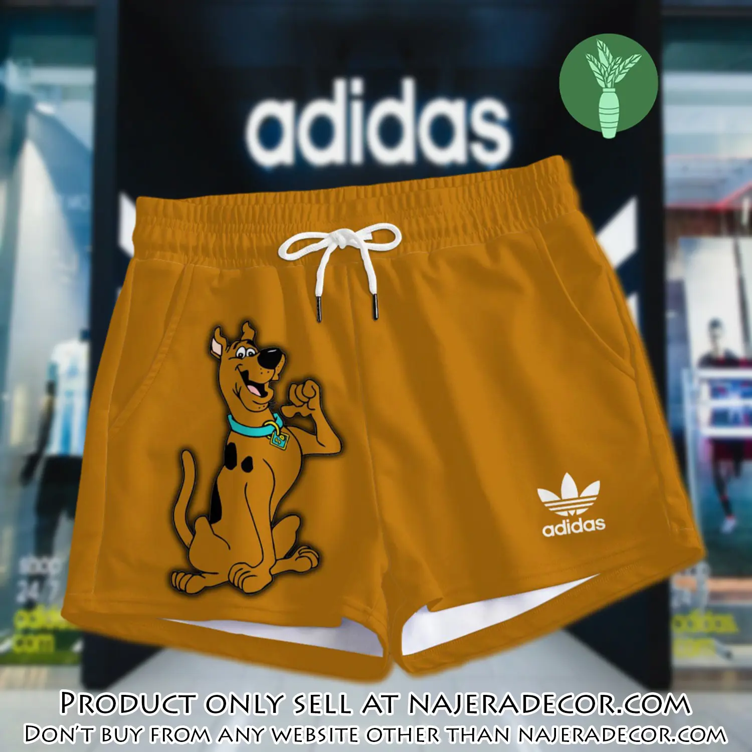 Premium scoobydoo in adidas women shorts lady beach shorts wms1075 njr3821142